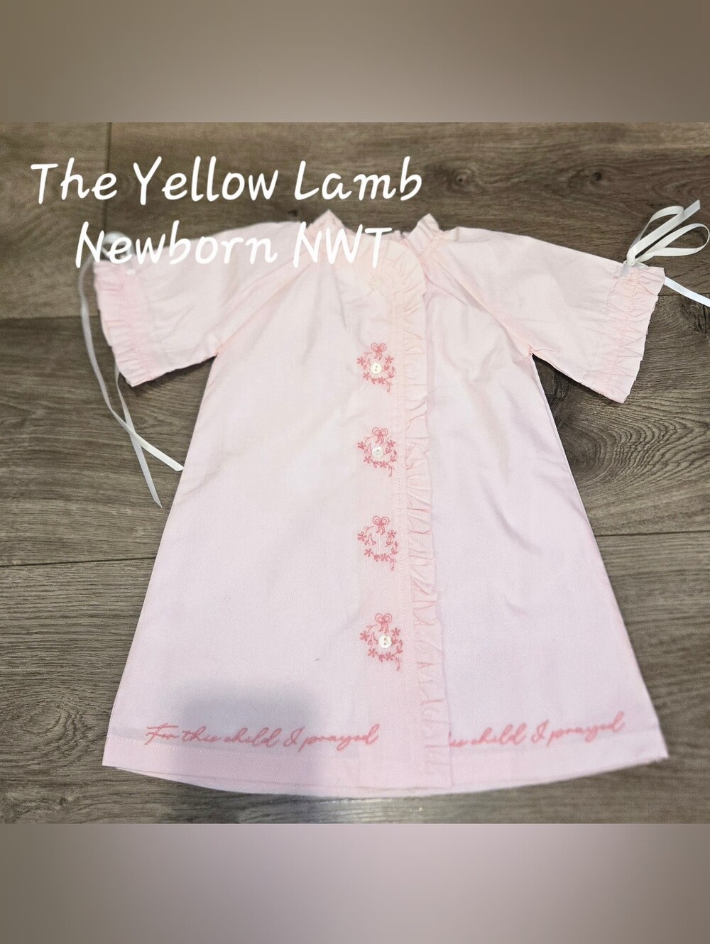 Newborn Pink Floral Dress